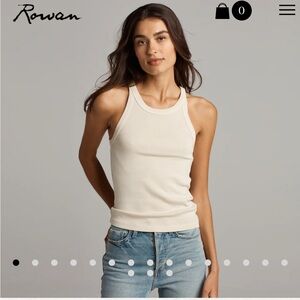 ROWAN Pruitt RACERBACK Tank in Durango Dust Size L